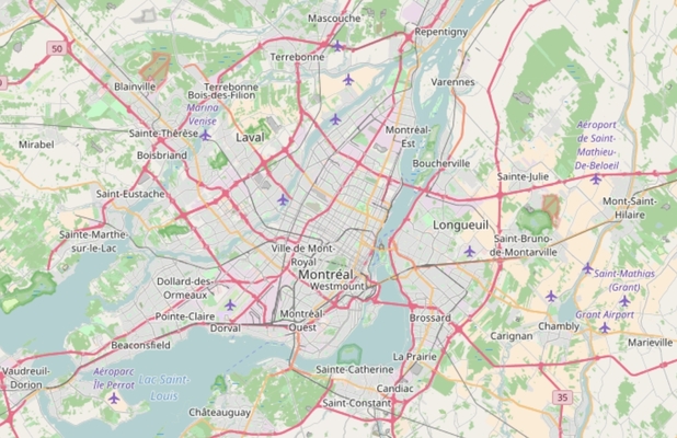 Montreal Open Street Map